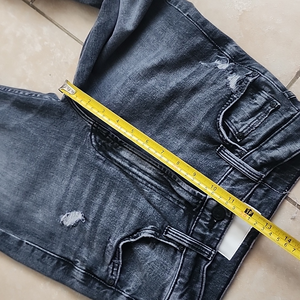MOTHER  Distressed High Waisted Rider Ankle Jeans Size 25 - Picture 11 of 15
